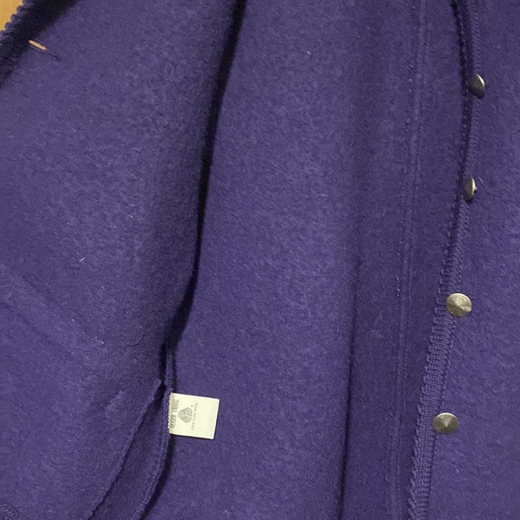 GEIGER Vintage Tyrol jacket. 100% deep plum boiled wool! BEAUTIFUL!!! - Picture 12 of 16